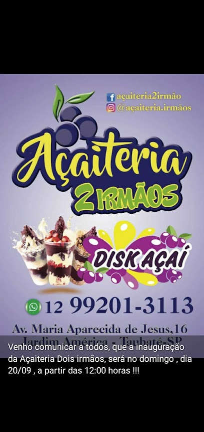 Açaiteria 2 Irmãos